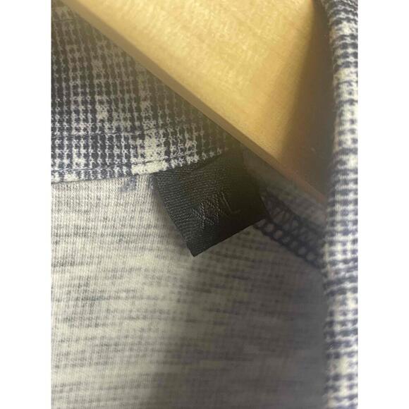 Raffi Blue Pattern Long Sleeve Casual 100% Cotton Shirt XXL button down - Picture 3 of 8